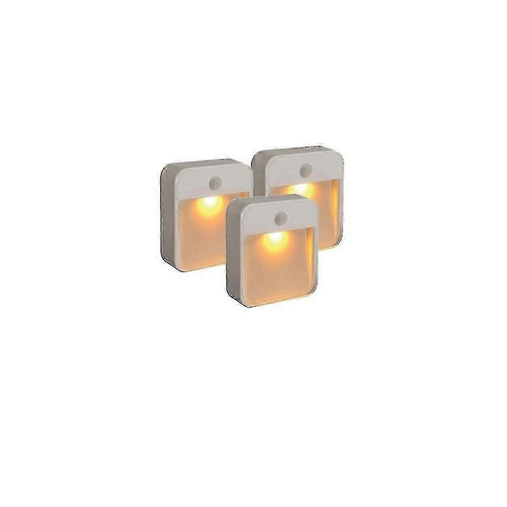 3Pcs Human Body Induction Night Cabinet Creative Bedside Cn Edition 0619 Light