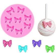 Silicone Fondant Molds Sugar Candy Cake Pop Bow Craft Molds DIY Cake Decorating Edition 0619