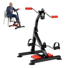 Folding Pedal Exerciser For Seniors With Arm,Leg Trainer LCD