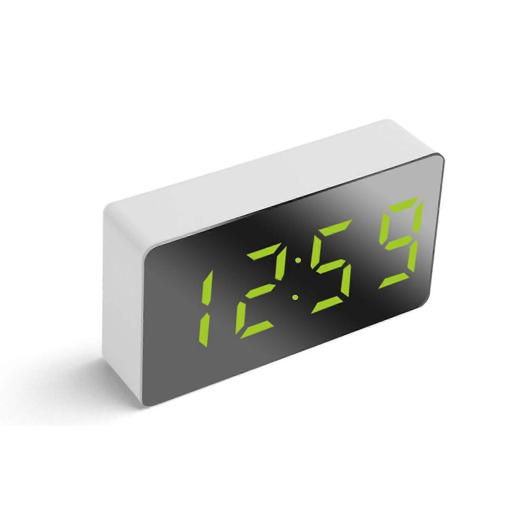 Digital Clock Mini Multifunctional Led Electric Alarm Clocks Mirror Surface For Home Bedroom Edition 0619 6913222343821