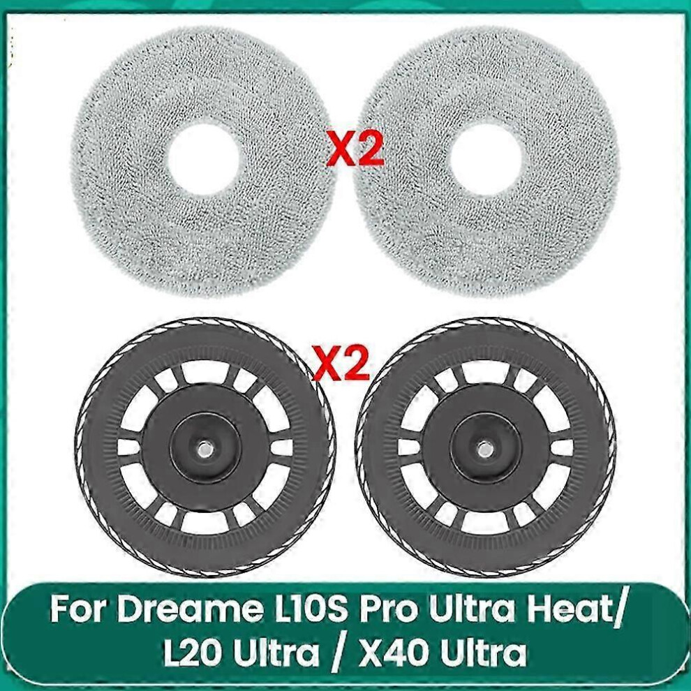 Replacement Mop Plates Pads For Dreame L10s Pro Ultra Heat, L20 Ultra, X40 Ultra Robot Vacuum Cleane Edition 0619 6913222344613