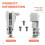 5X for  3D Printer A1 Series Filament Sensor Base for  3D Printer Accessory 8