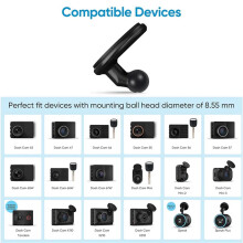10 PCS Low Profile Adhesive Mount for Dashcam Mount for Dash Cam 2 3/45/46/47/55/56/57/65W/66W/67W/X110