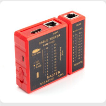 4X -Compatible Cable Tester RJ45 Network Cord Tester Anti Burn POE Protection Battery 8P8C 6P8C Transmitter Receiver