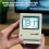 5X New Maclock Retro Clock Creativity Alarm Clock Student Specific Wake  Artifact Desktop Decor Computer Keyboard 6