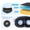 2X for Meta Quest 3 Comfortable Cooling Face Mask Cover Facial Interface Replacement for VR Glasses 7