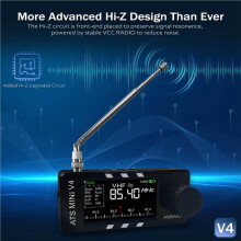 2X V4 ATS SI4732 Radio ALL Band DSP Radio FM AM SSB LSB USB Receiver,Built-in Hi-Z Headphone Amplifier Circuit