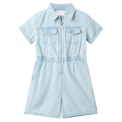 VidaXL Kids' Onesie with Short Sleeves Soft Blue 92