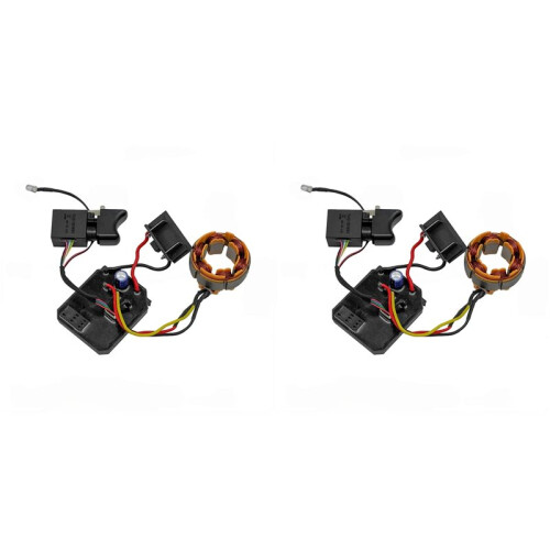 2X Electric Drill Control Board Speed  Board Controller for Dayi 21V Brushless Lithium Drill Stator Assembly 1