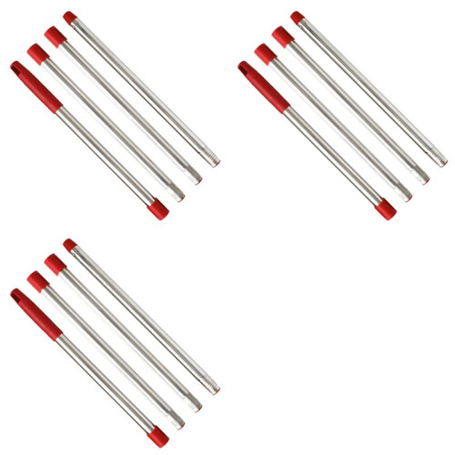 3X Spin Mop Replacement Handle, 30-58 Inch Adjustable Stainless Steel Stick Compatible with ,A