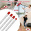 3X Spin Mop Replacement Handle, 30-58 Inch Adjustable Stainless Steel Stick Compatible with ,A 9