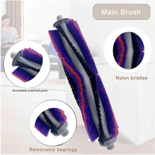 2 Set for Midea M9/VCR S10 / E20  NERE10s E10S/Obode A8 Accessories Main Side Brush Rag Hepa Filter