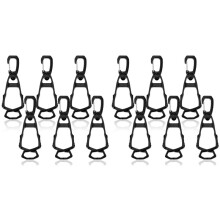 12 PCS Glove Clips for Work Glove Holders, Bite Gloves Holder Clip for Duty Belt and Pants Prevent Loss and Free Hands