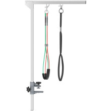 Bras de toilettage pliable pour animaux de compagnie avec pince et support pour hanches pour chiens de taille moyenne