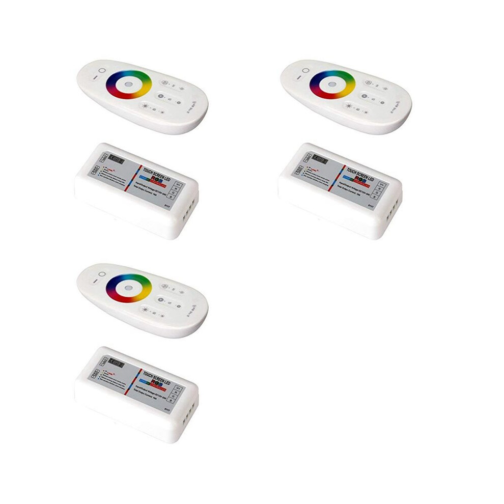 3X Rf Led Remote Controller 2.4Ghz Wireless Rf Touch Led Rgb Dimmer Controller For 5050 3528 Rgb Led Strip 12V/24V Light 6031035653811