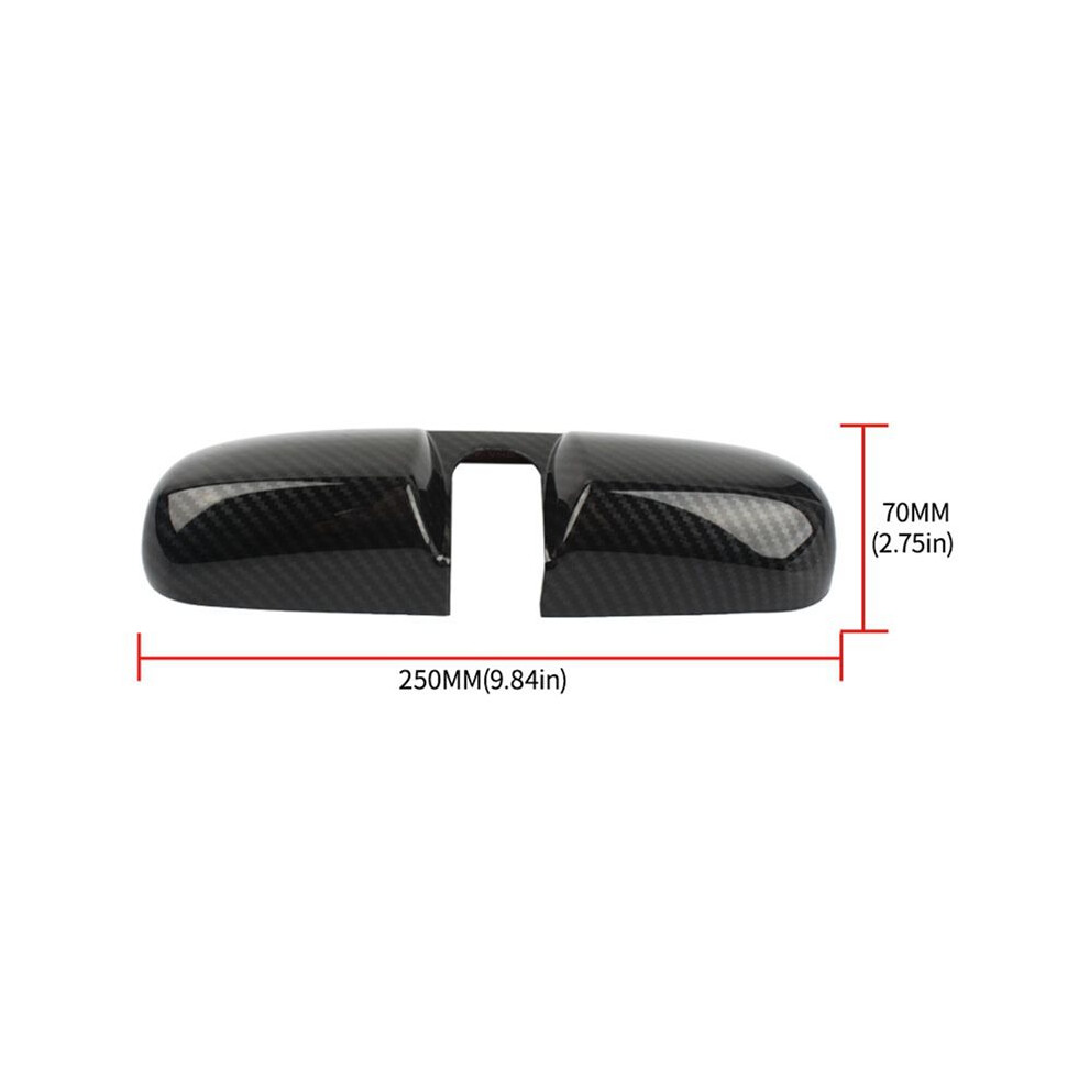 2X Carbon Fiber Universal Rearview Room Mirror Cover Interior Accessories For Ep3 Fd2 4713765819614