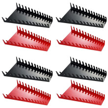 8Er-Pack Schraubenschlüssel-Organizer Aus Metall - Premium-Schraubenschlüsselhalter-Tablett, Wandmontierte Aufbewahrungslösungen für