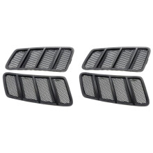 4x Hood Vents, Left and Right Side Air Grille Cover for W166 GL/ML-Class 2012-2015 1668800105 1668800205