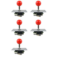 5X 5Pin Arcade Joystick 4/8 Way Fighting Stick Vervangende Onderdelen voor Game Arcade DIY Joystick(A)