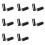 16Pcs Black Battery Holder for 3 X 1.5V AAA Batteries Flashlight Torch 1