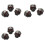 9pcs Electric Guitar Skull  Volume Control Knobs---Black 1