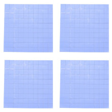 400pcs 10x10x1mm Silicone Thermal Pad for Conductive Heat Sink Insulation Pate,
