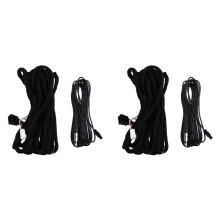 2X for 3 Series 5 Series X5 M3 M5 E46 E38 E39 E53 6M Cable Universal Car Radio Power Extension Wiring Harness
