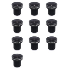 10X Lente Ojo de Pez Lente Gran Angular de 2,1 mm Lente de 5 MP Lente de Red HD Gran Angular de Visión de 180 Grados