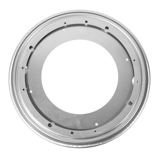 3pcs 12 Inch Round Shape Galvanized Turntable Rotating Swivel Plate Kitchen & Display Table Hardware 1