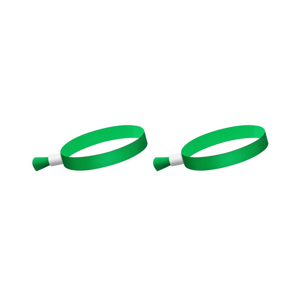 200 Pcs Cloth Event Wristbands, Colored Wrist Bands For Events, For Concert Wrist Strap (Green) 6032352534524