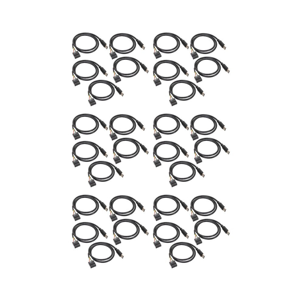 30Pcs Usb 9Pin To Usb Type C Cable For Computer Motherboard To Usbc Secondary Screen Pc Lcd Screen 9Pin 4712612584262