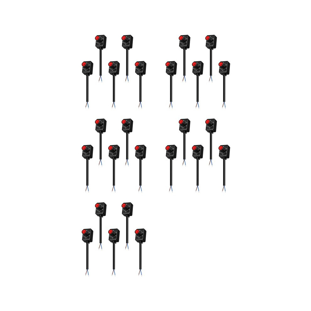 25Pcs 0/1-10V Knob Led Dimmer,Low Voltage Passive Dimmer Pwm Dimming For 0-10V Or 1-10V Dimmable 4713442982938