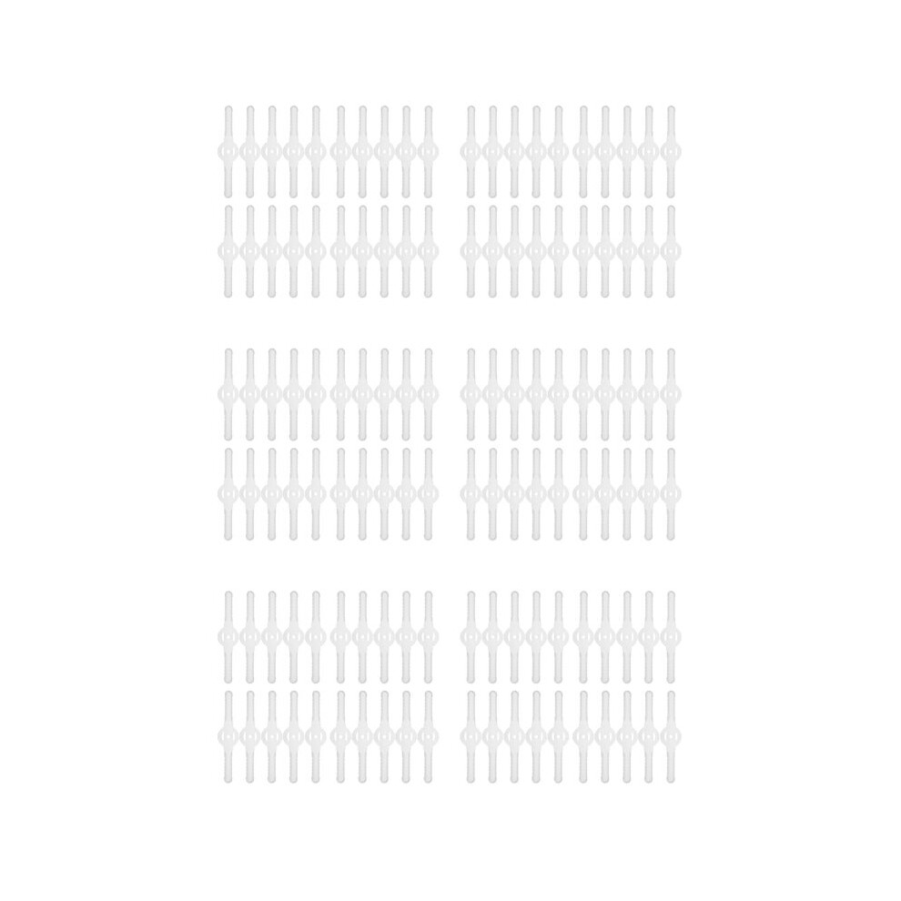 120Pcs Plastic Grass Trimmer Blades Lawn Mower Trimmer Accessories Lawn Mower Blade Cordless Trimmer Garden Tool 6032967397491