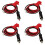4X 12V  Power Cable Cigarette Lighter Plug for    2 Way Radio 1