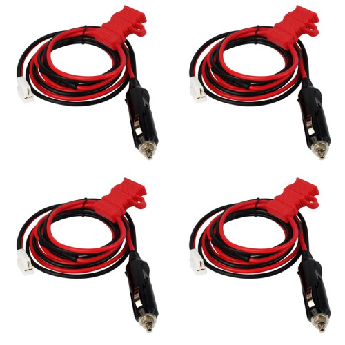 4X 12V  Power Cable Cigarette Lighter Plug for    2 Way Radio
