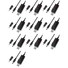 10X USB zu 9V, 5V zu 12V Aufwärts, USB Kabel 5V Boost zu 9V 12V Spannung Konverter 1A Aufwärts Volt Transformator Strom Leitung