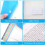 72 Pack A4 Punched Pockets Plastic Wallets - 11 Holes Expandable Binder Pocket Envelope File Folders 4