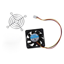 6st 60 mm X 60 mm X 15 mm 3-Pins Koelventilator met Metalen Vingerbeschermers
