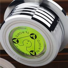 2X Universal 60Hz LP Disco In Vinile Stabilizzatore per Giradischi In Alluminio Morsetto per Peso Argento