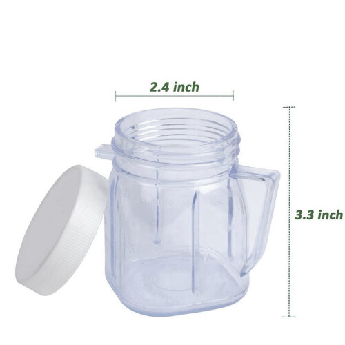 For  Blender Replacement Parts, 4937  Osterizer Blender Jar Accessory, Cup  Plastic Jars with Lids (5 Pack)