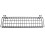 5X Hanging Basket for Wire Wall Grid Panel, Multi-Function Wall Storage and Display Basket, 40X10X5CM, Black Painted 6
