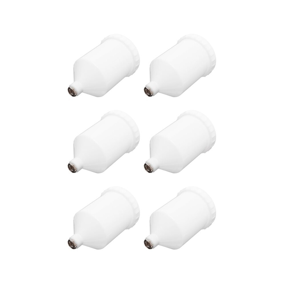 6X Car 600Ml Plastic Air Gravity Feed Spray Paint-Gun Airbrush Cup Pot Fast Mover Threaded Connector For Jet 6031613222279