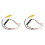 6Pcs 4 Pin Car Reverse Camera Retention Wiring Harness Cable Plug Adapter Connector Fit for 2