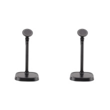 2X Aluminum Alloy Bracket for Desktop Live Streaming Conference Mobile Phone Magnetic Suction Bracket, Black
