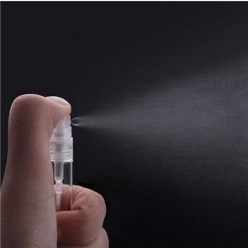 120Pcs  Spray Bottle 2Ml,Refillable Plactic Spray Bottle,Perfume Mouthwash Atomizer 2