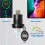 2X PD3.0 & QC3.0 USB Car Charger/Cigarette Lighter Panel 12V/24V 200W Lighter Socket with  for Car, Boat, RV 6