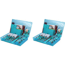2X Kids Electricity Circuit Learning Kit Physics Experiment Kit Basic Educational ABS Electricity Magnetism