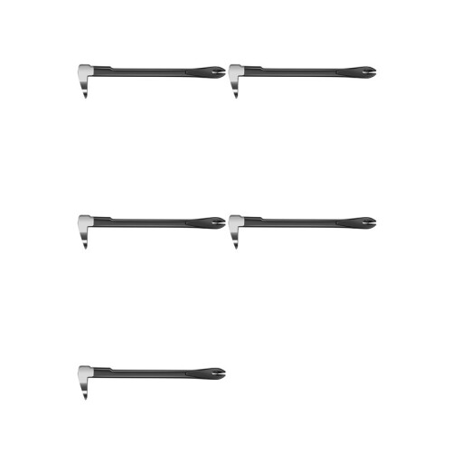 5X Multifunctional Pry Bar Edc Prybar Crowbars Remover Staple  Cat Paws Nail Puller Hand Pulling Crow