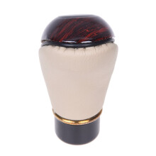 2X Universal Wood Grain Leather Shift Knob for Car-Truck-Hotrod Gear Manual Trans