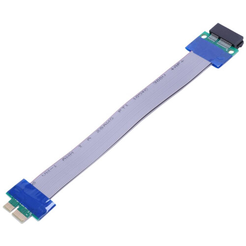 5X PCI-Express PCI-E 1X Riser Card Flex Extender Extension Cable for PC 1